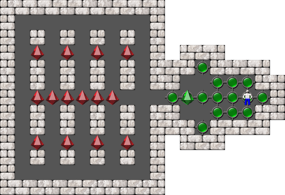 Sokoban Alberto Garcia Arranged level 227